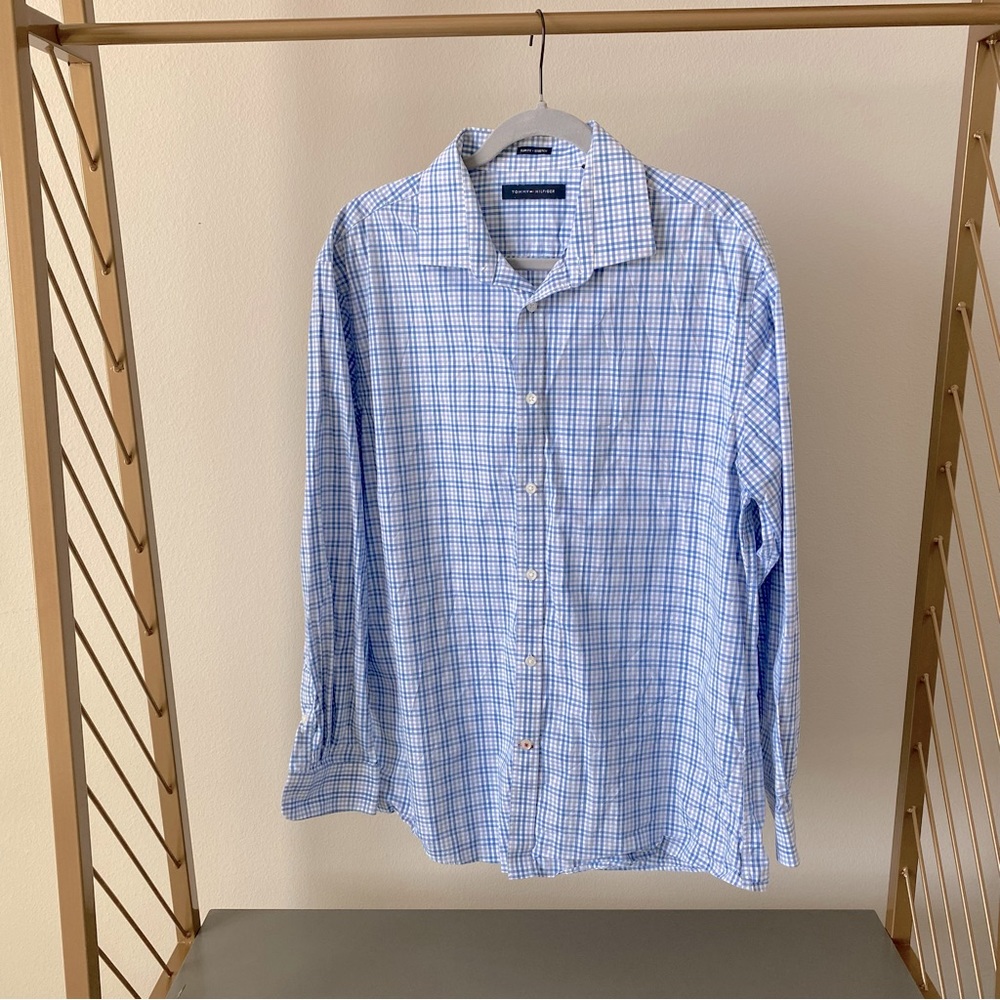 TOMMY HILFIGER Gingham Dress Shirt